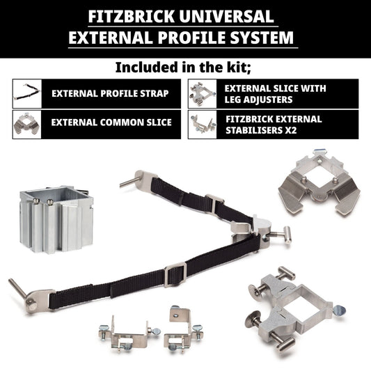 FitzBrick Universal External Profile System with Profile Line Block