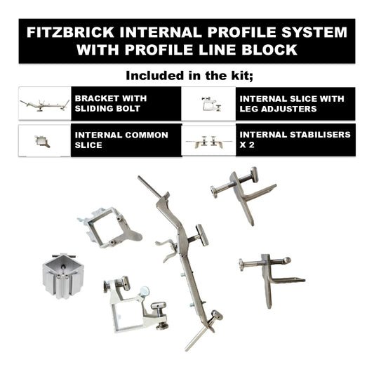 FitzBrick Internal Profile System with Profile Line Block